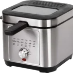 2.5L Electric Stainless Steel Deep Fryer Oil Square Electric Fryer for Household Outdoor Cooking US French Mechanical Accessory